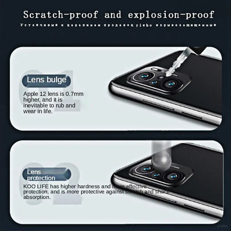 the iphone is shown in three different angles