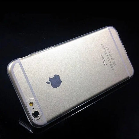 the back of an iphone with a silver case