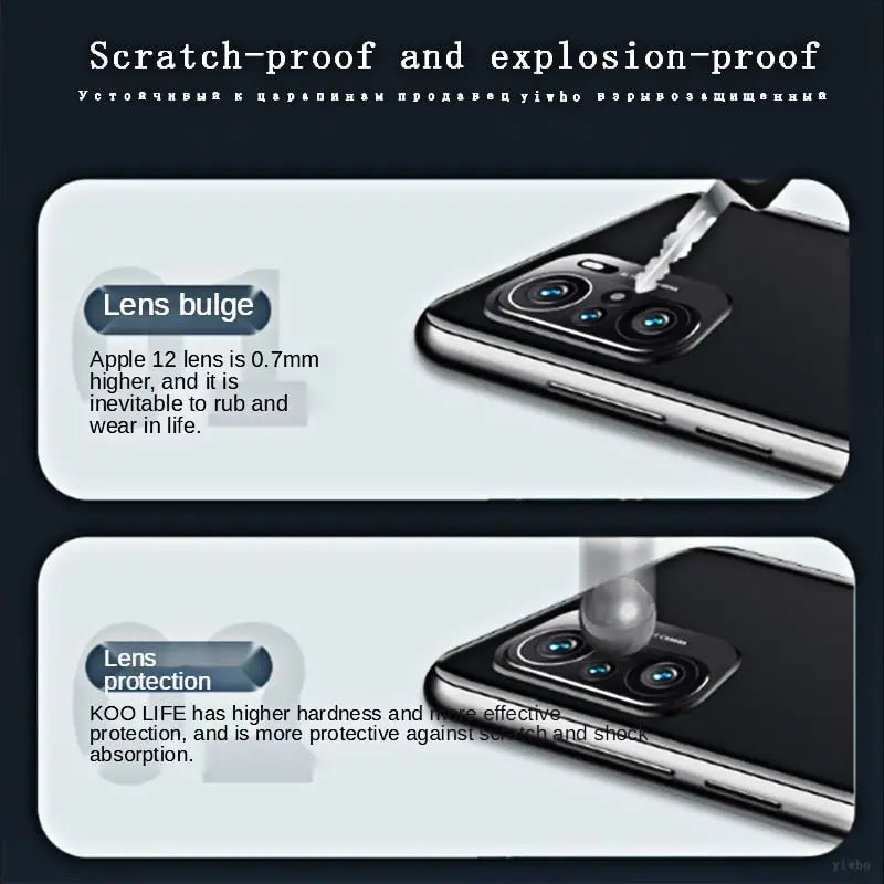 the iphone is shown in three different angles