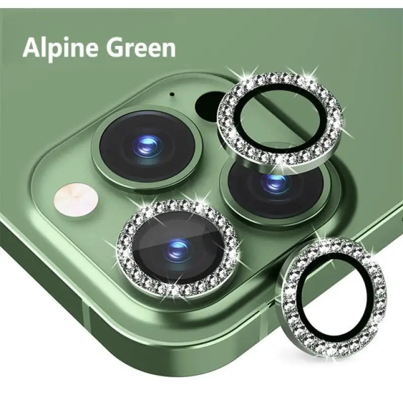 a phone with three lens rings on top