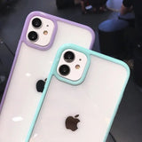 two iphones with a camera attached to them
