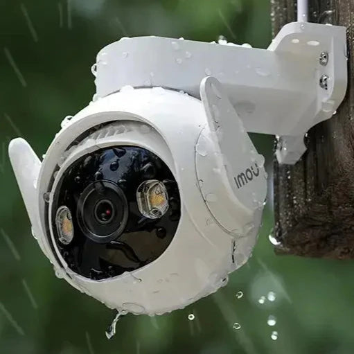 the ipo camera is attached to a tree