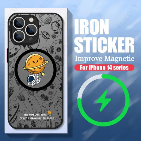 Iron sticker iphone case