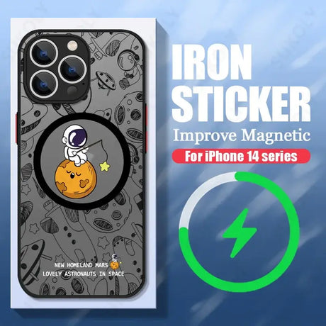 Iron sticker iphone case