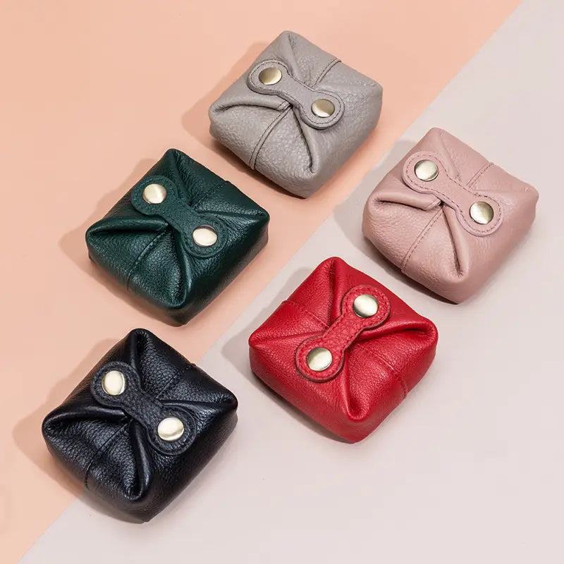 four colors bowknots coin purse