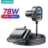 joyroom usb charger with 3 usb ports and 2 usb ports