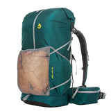 the backpack is packed with mesh and mesh