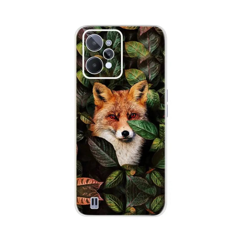 fox in the jungle phone case
