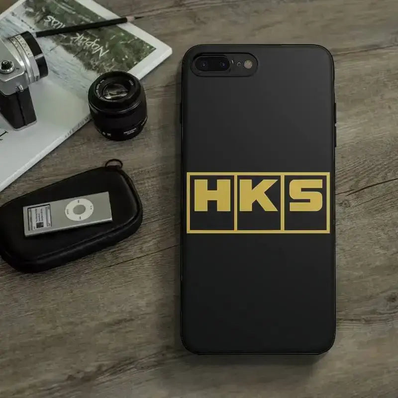 the k9 logo on a black iphone case