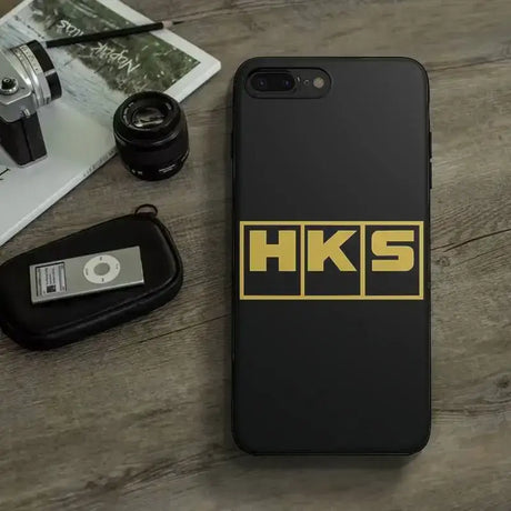 The k9 logo on a black iphone case