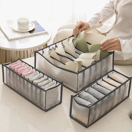 3 piece clear storage box