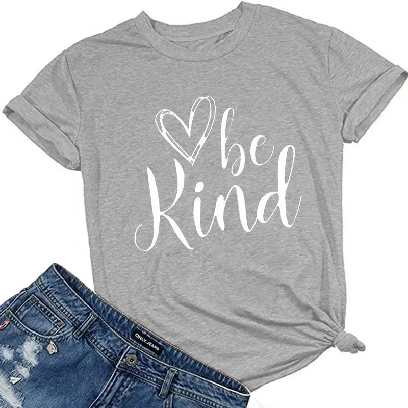 the kind t shirt womens short sleeve graphic tees
