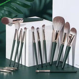 the 7 piece brush set is shown in a white box