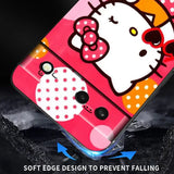 a phone case with a hello kitty design
