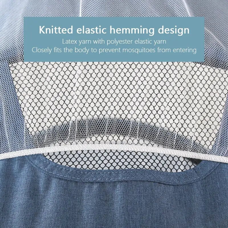 a denim jacket with a white mesh net