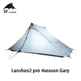 3 person tent with a large footprint