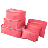 pink lunch bags with gold foil lettering