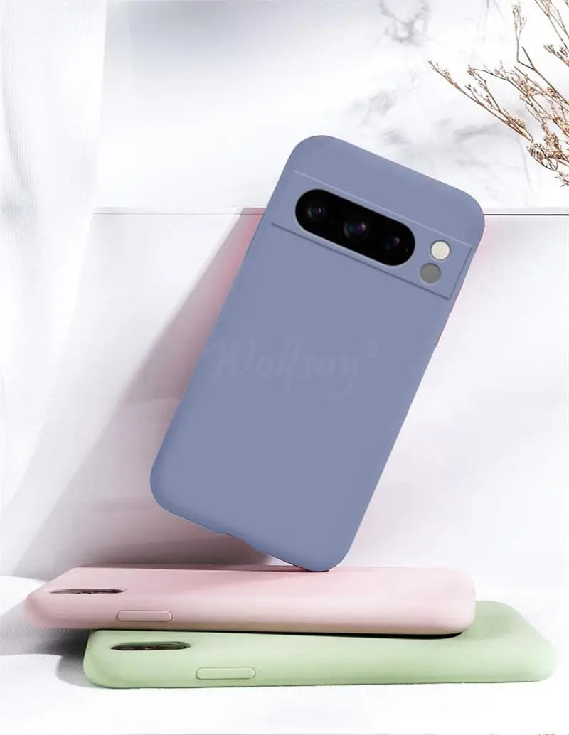 Luxury Silicone Shockproof Case For Google Pixel 8 Pro 8A 7A 7 6A 6 Pro Protector TPU Cover