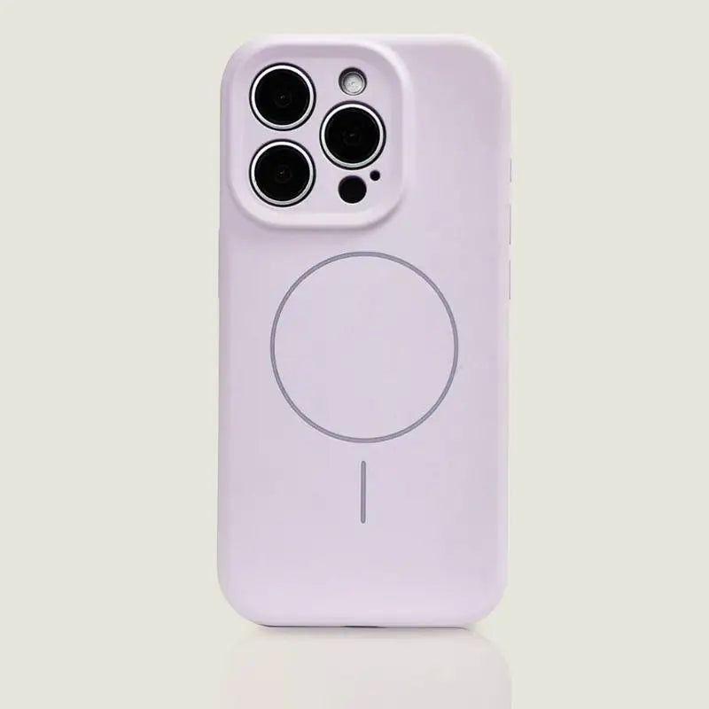 Lavender iPhone case with MagSafe compatibility.