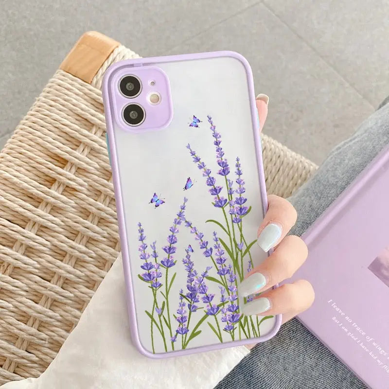 lavender lavender iphone case