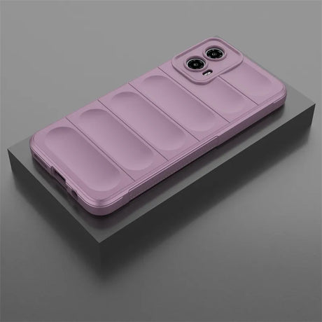 Lavender padded phone case.