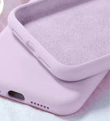 Lavender phone case.