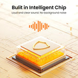 Layered intelligent chip with sound wave graphic.