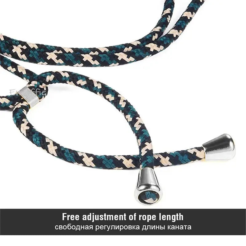 a leash with a metal bell on it