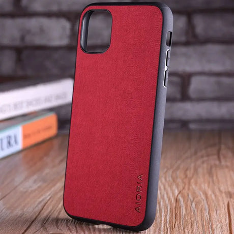 the red leather iphone case