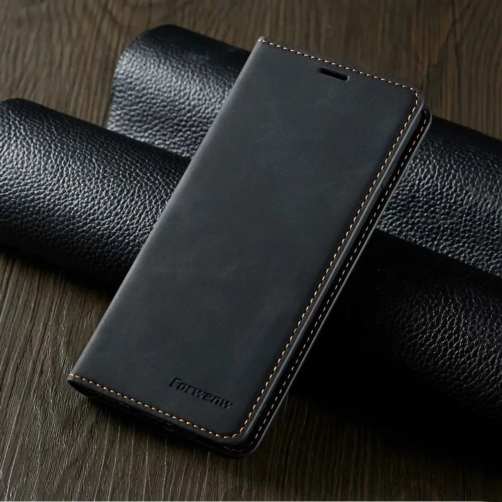 The leather case for the iphone