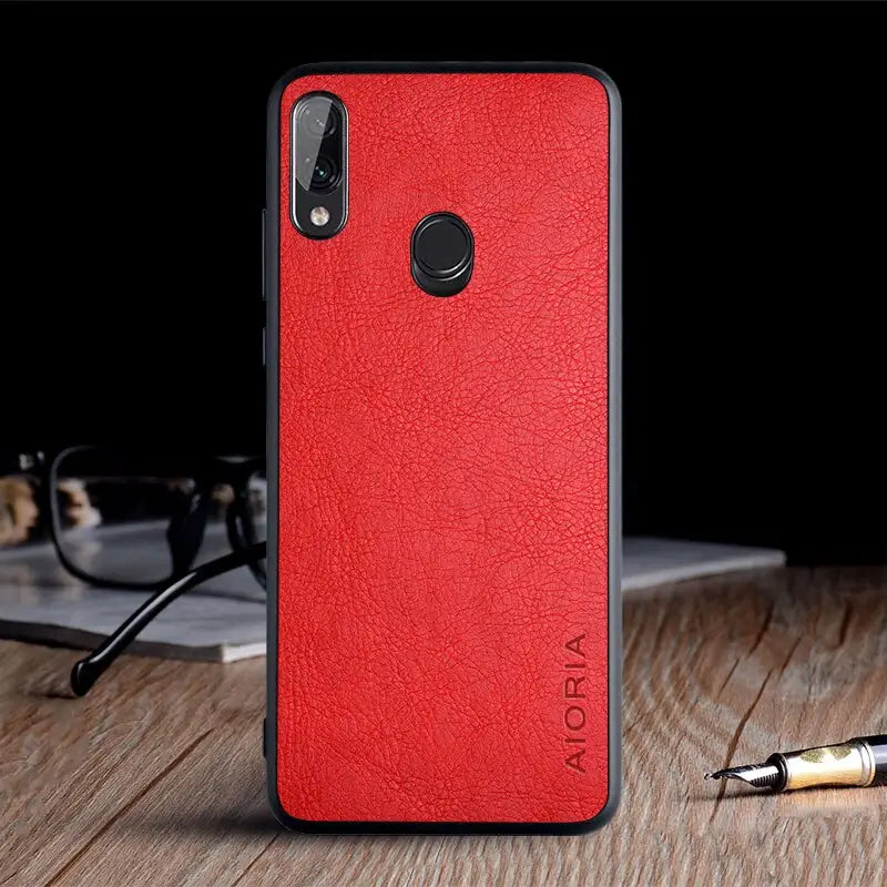 the red leather case for the motorola z2