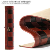leather checkerboard bending test with a leather case