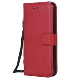 red leather wallet case for iphone 5