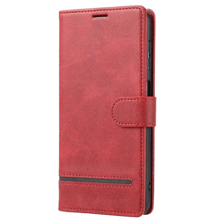 the red leather wallet case for the iphone