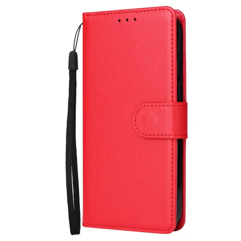 red leather wallet case for samsung s9