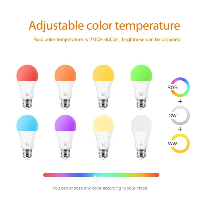 led bulb light bulb with color changing