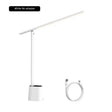 The led desk lamp with a white base and a white base