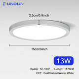 led downlighter round ceiling light