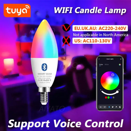 Led lamp with remote control