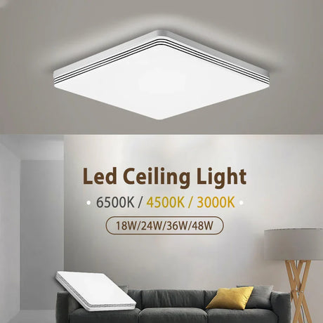 led ceiling light with remote control