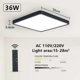the led ceiling light with remote control