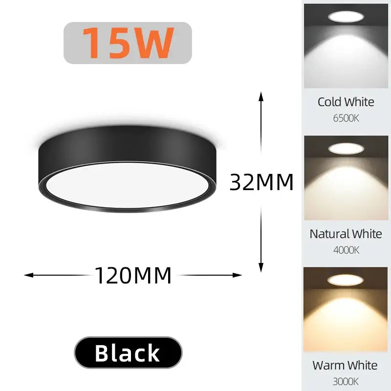 led ceiling light with remote control