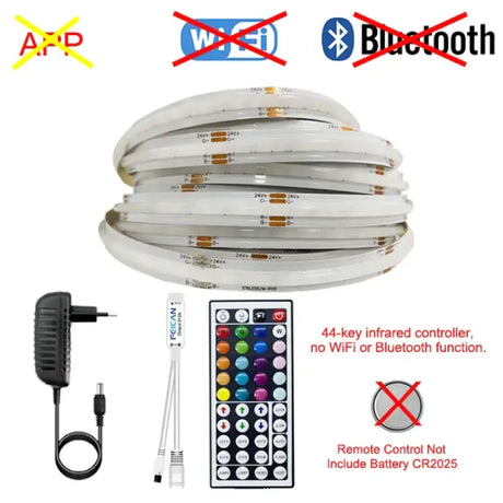 Led strip light kit with remote control