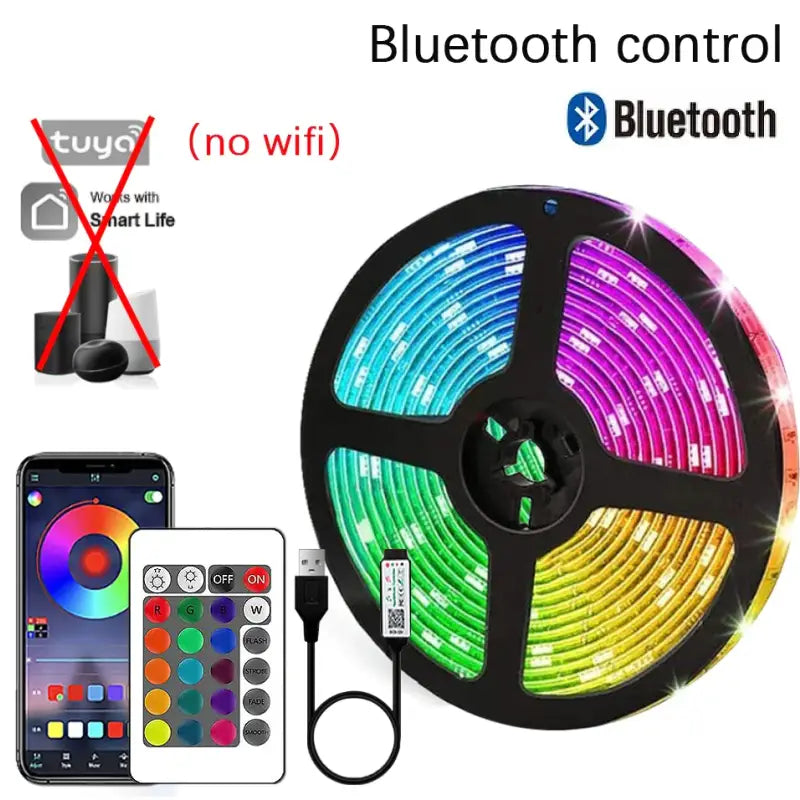 Led strip light with remote control