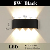 led wall light with black color