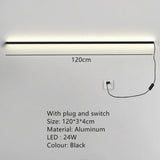 the led wall light with plug and switch