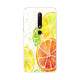 a phone case with a watercolor painting of lemons