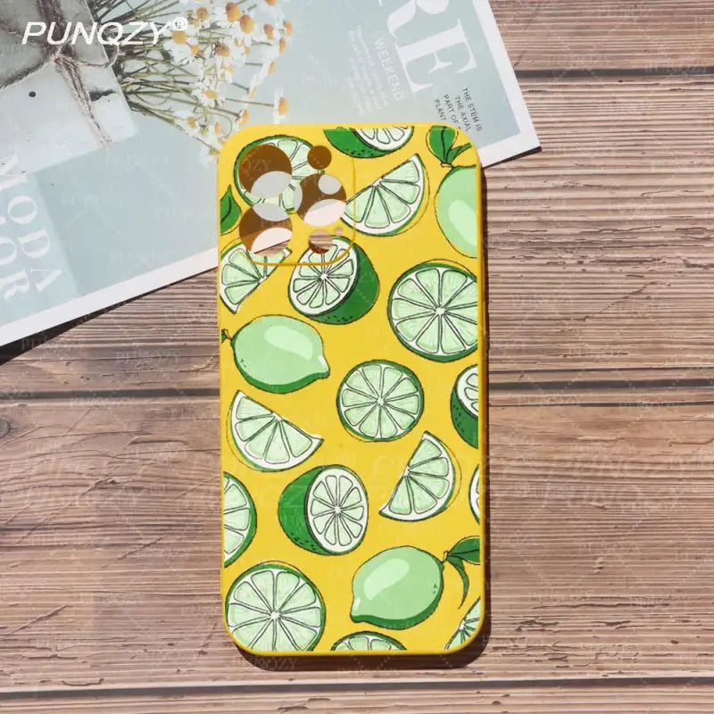lemon lemon phone case