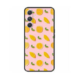 lemons and limes on pink phone case