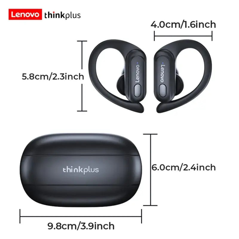 the len wireless bluetooth earphones are available in black